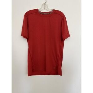 Smartwool Merino 150 Shirt Mens Large Red Wool Blend Lightweight Base Layer